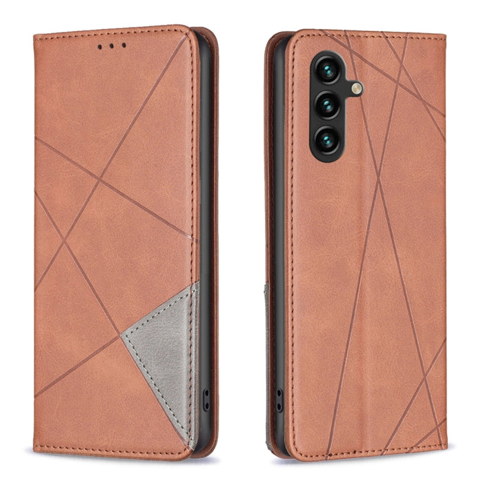Estuche para teléfono de cuero magnético invisible prismático, For OPPO A17, For Samsung Galaxy A14 5G, For Samsung Galaxy S23+ 5G, For Samsung Galaxy S23 Ultra 5G, For Samsung Galaxy S23 5G, For Xiaomi 12T / 12T Pro / Redmi K50 Ultra