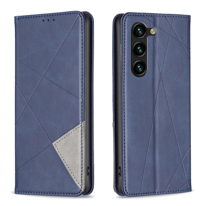 Estuche para teléfono de cuero magnético invisible prismático, For OPPO A17, For Samsung Galaxy A14 5G, For Samsung Galaxy S23+ 5G, For Samsung Galaxy S23 Ultra 5G, For Samsung Galaxy S23 5G, For Xiaomi 12T / 12T Pro / Redmi K50 Ultra