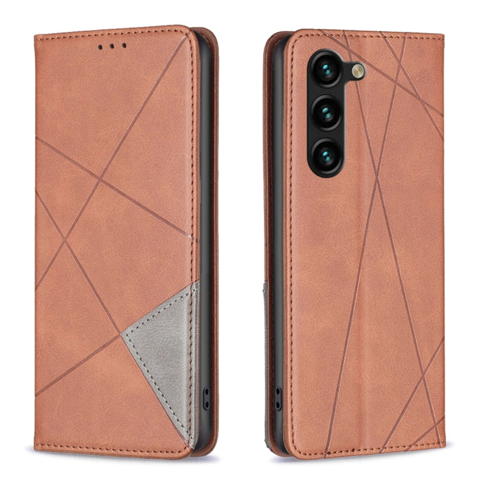 Estuche para teléfono de cuero magnético invisible prismático, For OPPO A17, For Samsung Galaxy A14 5G, For Samsung Galaxy S23+ 5G, For Samsung Galaxy S23 Ultra 5G, For Samsung Galaxy S23 5G, For Xiaomi 12T / 12T Pro / Redmi K50 Ultra