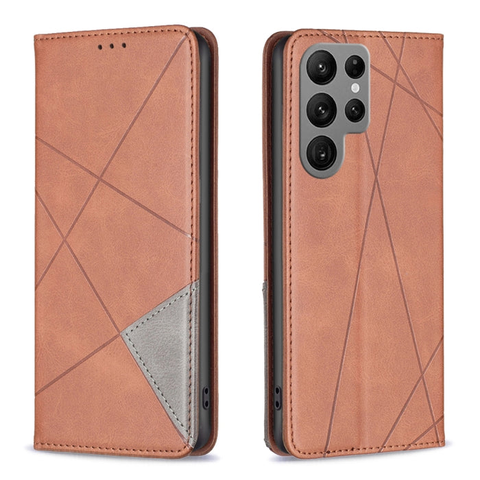 Estuche para teléfono de cuero magnético invisible prismático, For OPPO A17, For Samsung Galaxy A14 5G, For Samsung Galaxy S23+ 5G, For Samsung Galaxy S23 Ultra 5G, For Samsung Galaxy S23 5G, For Xiaomi 12T / 12T Pro / Redmi K50 Ultra