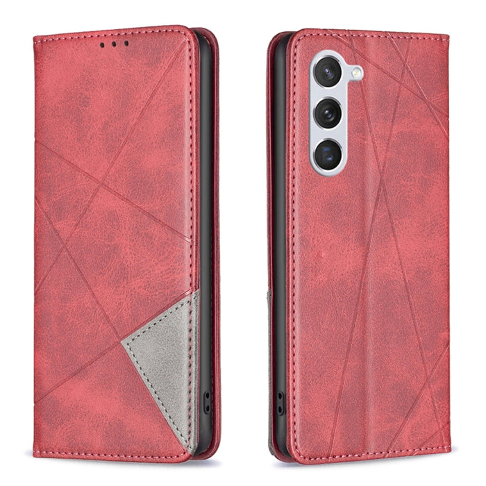 Estuche para teléfono de cuero magnético invisible prismático, For OPPO A17, For Samsung Galaxy A14 5G, For Samsung Galaxy S23+ 5G, For Samsung Galaxy S23 Ultra 5G, For Samsung Galaxy S23 5G, For Xiaomi 12T / 12T Pro / Redmi K50 Ultra