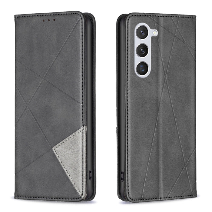 Estuche para teléfono de cuero magnético invisible prismático, For OPPO A17, For Samsung Galaxy A14 5G, For Samsung Galaxy S23+ 5G, For Samsung Galaxy S23 Ultra 5G, For Samsung Galaxy S23 5G, For Xiaomi 12T / 12T Pro / Redmi K50 Ultra