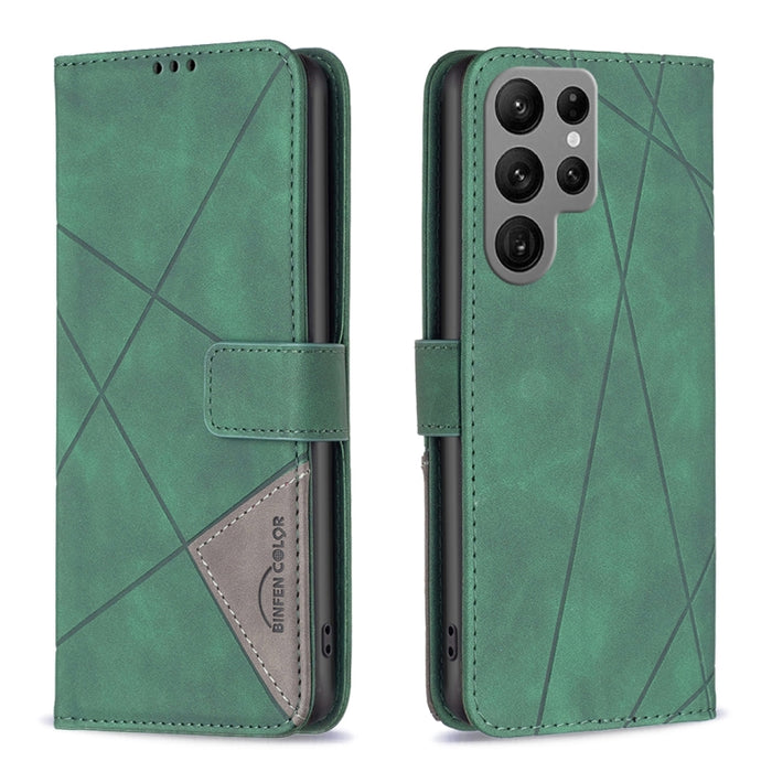 Caja de teléfono de cuero con textura de rombos con hebilla magnética, For OPPO A17, For Samsung Galaxy A14 5G, For Samsung Galaxy S23+ 5G, For Samsung Galaxy S23 Ultra 5G, For Samsung Galaxy S23 5G, For Xiaomi 12T / 12T Pro / Redmi K50 Ultra