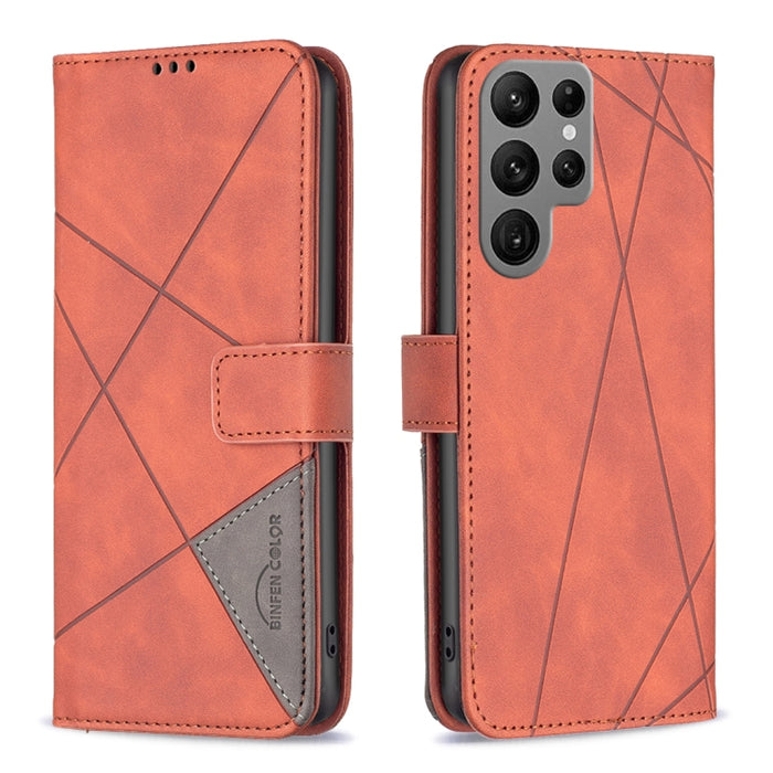 Caja de teléfono de cuero con textura de rombos con hebilla magnética, For OPPO A17, For Samsung Galaxy A14 5G, For Samsung Galaxy S23+ 5G, For Samsung Galaxy S23 Ultra 5G, For Samsung Galaxy S23 5G, For Xiaomi 12T / 12T Pro / Redmi K50 Ultra