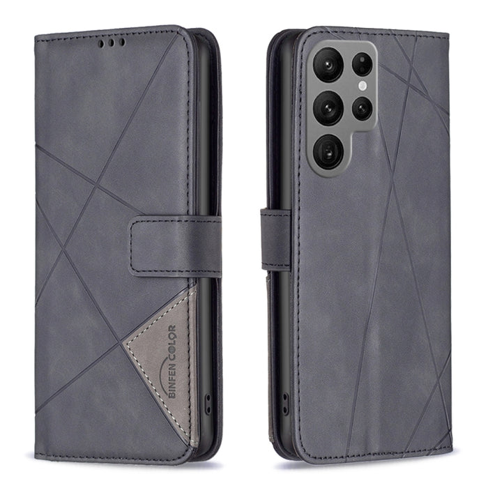 Caja de teléfono de cuero con textura de rombos con hebilla magnética, For OPPO A17, For Samsung Galaxy A14 5G, For Samsung Galaxy S23+ 5G, For Samsung Galaxy S23 Ultra 5G, For Samsung Galaxy S23 5G, For Xiaomi 12T / 12T Pro / Redmi K50 Ultra