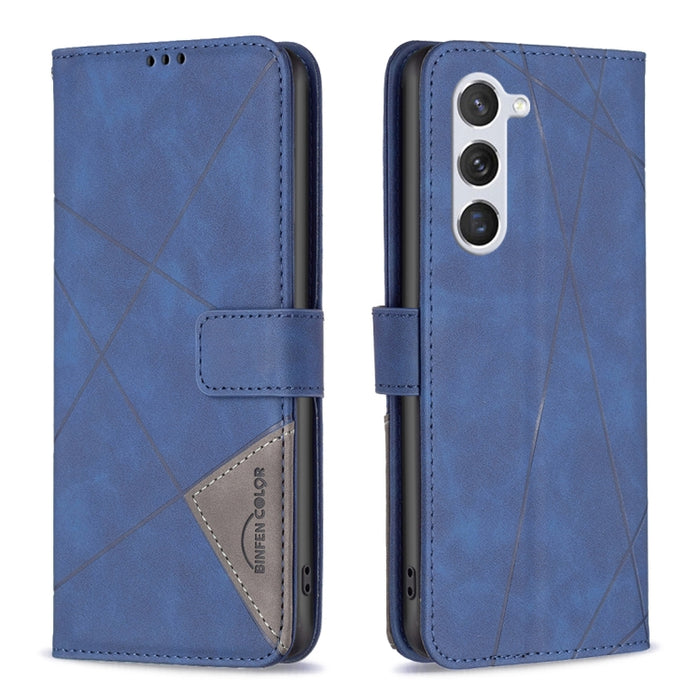 Caja de teléfono de cuero con textura de rombos con hebilla magnética, For OPPO A17, For Samsung Galaxy A14 5G, For Samsung Galaxy S23+ 5G, For Samsung Galaxy S23 Ultra 5G, For Samsung Galaxy S23 5G, For Xiaomi 12T / 12T Pro / Redmi K50 Ultra