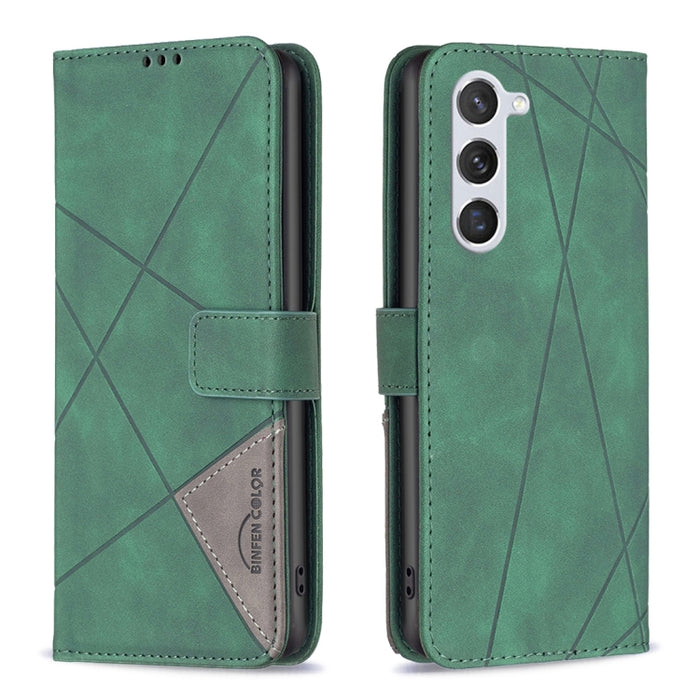 Caja de teléfono de cuero con textura de rombos con hebilla magnética, For OPPO A17, For Samsung Galaxy A14 5G, For Samsung Galaxy S23+ 5G, For Samsung Galaxy S23 Ultra 5G, For Samsung Galaxy S23 5G, For Xiaomi 12T / 12T Pro / Redmi K50 Ultra