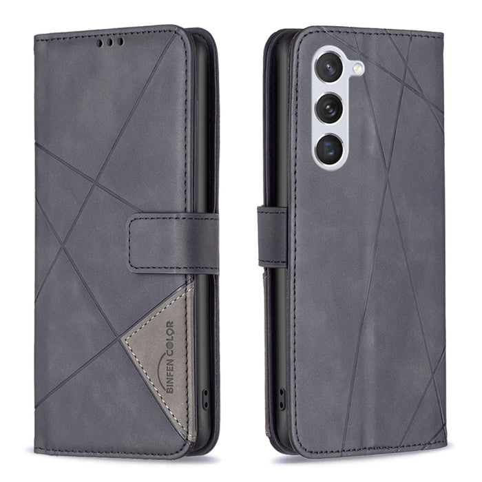 Caja de teléfono de cuero con textura de rombos con hebilla magnética, For OPPO A17, For Samsung Galaxy A14 5G, For Samsung Galaxy S23+ 5G, For Samsung Galaxy S23 Ultra 5G, For Samsung Galaxy S23 5G, For Xiaomi 12T / 12T Pro / Redmi K50 Ultra