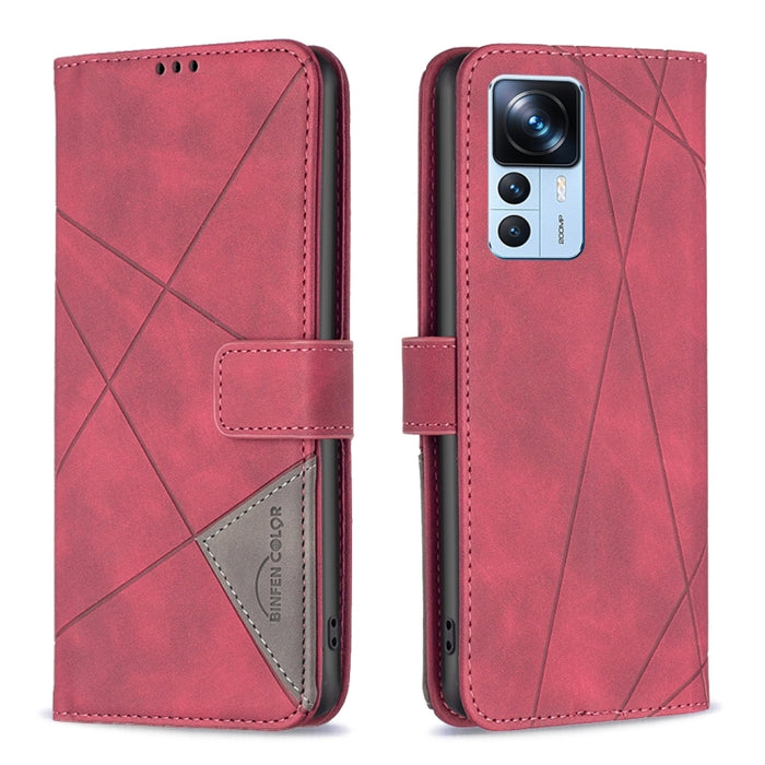 Caja de teléfono de cuero con textura de rombos con hebilla magnética, For OPPO A17, For Samsung Galaxy A14 5G, For Samsung Galaxy S23+ 5G, For Samsung Galaxy S23 Ultra 5G, For Samsung Galaxy S23 5G, For Xiaomi 12T / 12T Pro / Redmi K50 Ultra