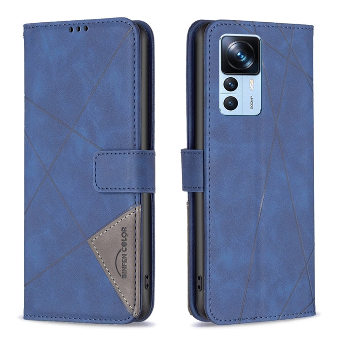 Caja de teléfono de cuero con textura de rombos con hebilla magnética, For OPPO A17, For Samsung Galaxy A14 5G, For Samsung Galaxy S23+ 5G, For Samsung Galaxy S23 Ultra 5G, For Samsung Galaxy S23 5G, For Xiaomi 12T / 12T Pro / Redmi K50 Ultra