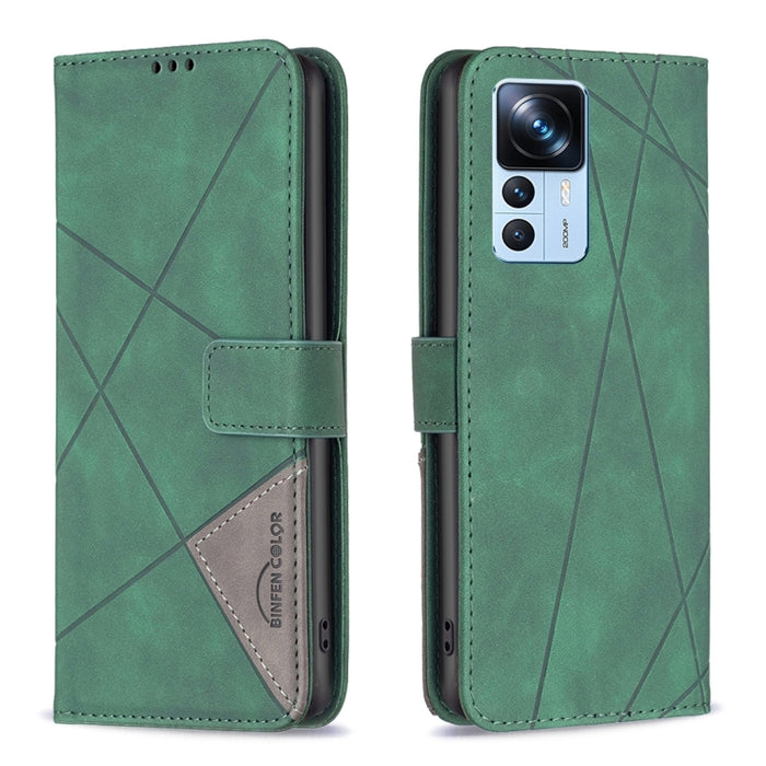 Caja de teléfono de cuero con textura de rombos con hebilla magnética, For OPPO A17, For Samsung Galaxy A14 5G, For Samsung Galaxy S23+ 5G, For Samsung Galaxy S23 Ultra 5G, For Samsung Galaxy S23 5G, For Xiaomi 12T / 12T Pro / Redmi K50 Ultra