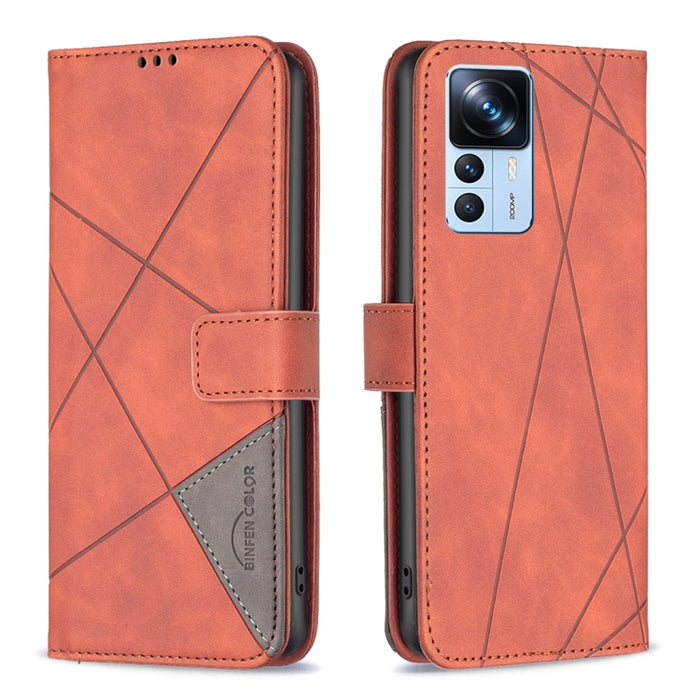 Caja de teléfono de cuero con textura de rombos con hebilla magnética, For OPPO A17, For Samsung Galaxy A14 5G, For Samsung Galaxy S23+ 5G, For Samsung Galaxy S23 Ultra 5G, For Samsung Galaxy S23 5G, For Xiaomi 12T / 12T Pro / Redmi K50 Ultra