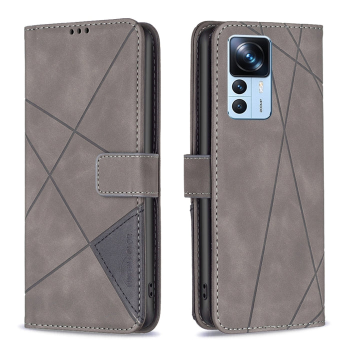 Caja de teléfono de cuero con textura de rombos con hebilla magnética, For OPPO A17, For Samsung Galaxy A14 5G, For Samsung Galaxy S23+ 5G, For Samsung Galaxy S23 Ultra 5G, For Samsung Galaxy S23 5G, For Xiaomi 12T / 12T Pro / Redmi K50 Ultra