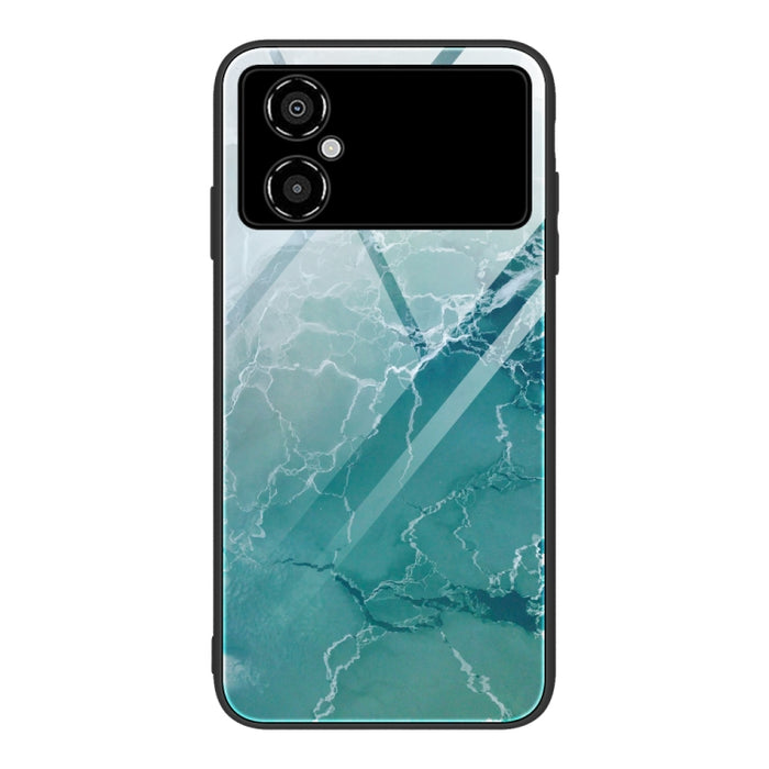 Caja de teléfono de vidrio con patrón de mármol, For Honor X8, For Xiaomi Redmi A1 4G, For Xiaomi Civi 2, For Xiaomi Poco M4, For Xiaomi Poco M5