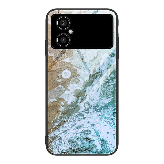 Caja de teléfono de vidrio con patrón de mármol, For Honor X8, For Xiaomi Redmi A1 4G, For Xiaomi Civi 2, For Xiaomi Poco M4, For Xiaomi Poco M5