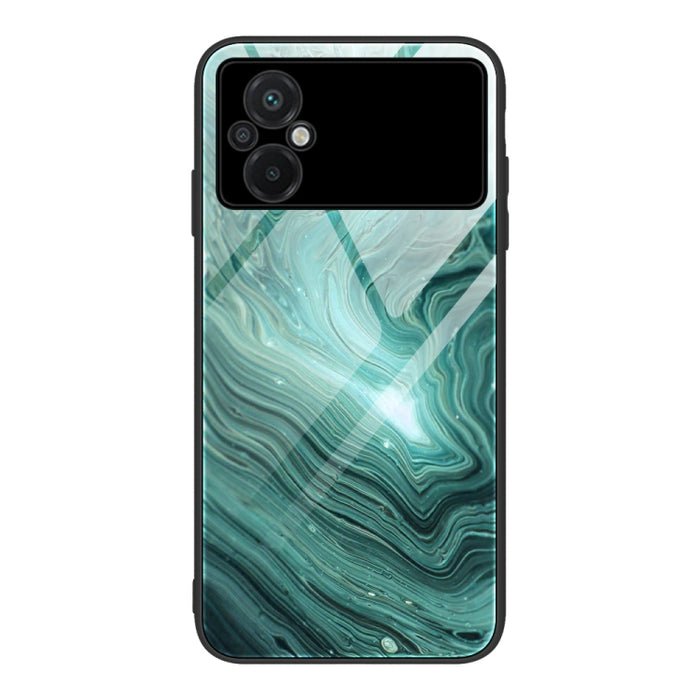 Caja de teléfono de vidrio con patrón de mármol, For Honor X8, For Xiaomi Redmi A1 4G, For Xiaomi Civi 2, For Xiaomi Poco M4, For Xiaomi Poco M5