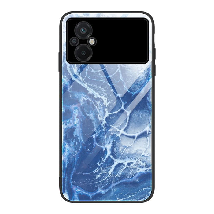 Caja de teléfono de vidrio con patrón de mármol, For Honor X8, For Xiaomi Redmi A1 4G, For Xiaomi Civi 2, For Xiaomi Poco M4, For Xiaomi Poco M5