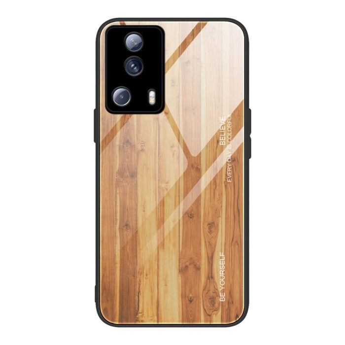 Caja de teléfono de vidrio de grano de madera, For Honor X8, For Xiaomi Redmi A1 4G, For Xiaomi Civi 2, For Xiaomi Poco M4, For Xiaomi Poco M5