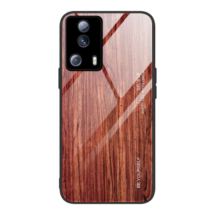 Caja de teléfono de vidrio de grano de madera, For Honor X8, For Xiaomi Redmi A1 4G, For Xiaomi Civi 2, For Xiaomi Poco M4, For Xiaomi Poco M5