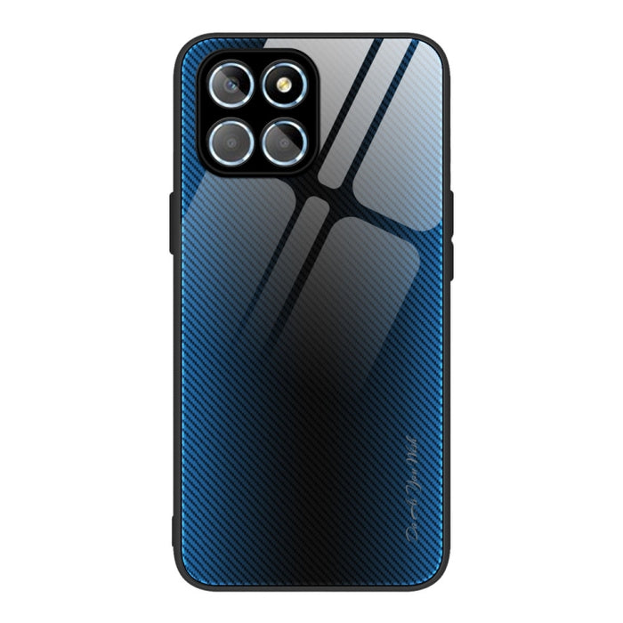 Caja del teléfono de TPU de vidrio degradado de textura, For Honor X8, For Xiaomi Redmi A1 4G, For Xiaomi Civi 2, For Xiaomi Poco M4, For Xiaomi Poco M5
