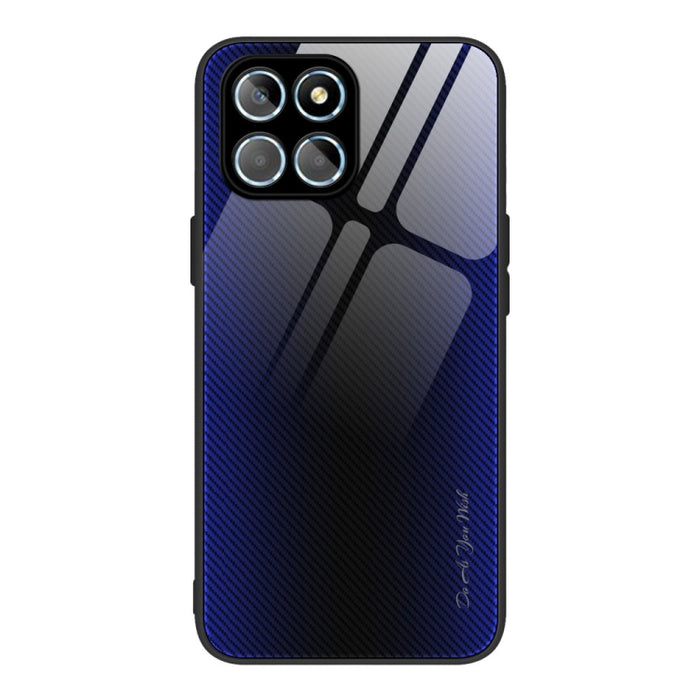 Caja del teléfono de TPU de vidrio degradado de textura, For Honor X8, For Xiaomi Redmi A1 4G, For Xiaomi Civi 2, For Xiaomi Poco M4, For Xiaomi Poco M5