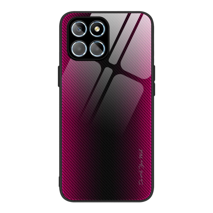 Caja del teléfono de TPU de vidrio degradado de textura, For Honor X8, For Xiaomi Redmi A1 4G, For Xiaomi Civi 2, For Xiaomi Poco M4, For Xiaomi Poco M5