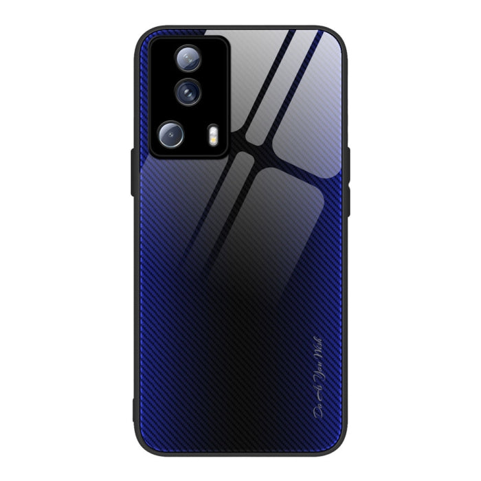 Caja del teléfono de TPU de vidrio degradado de textura, For Honor X8, For Xiaomi Redmi A1 4G, For Xiaomi Civi 2, For Xiaomi Poco M4, For Xiaomi Poco M5
