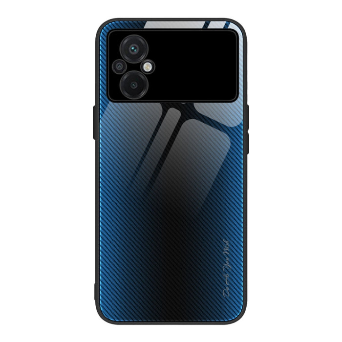 Caja del teléfono de TPU de vidrio degradado de textura, For Honor X8, For Xiaomi Redmi A1 4G, For Xiaomi Civi 2, For Xiaomi Poco M4, For Xiaomi Poco M5