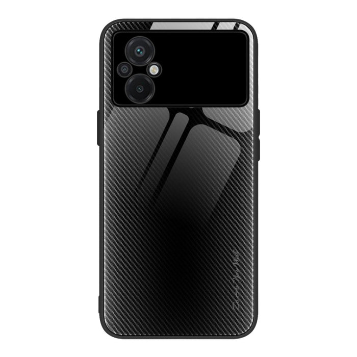Caja del teléfono de TPU de vidrio degradado de textura, For Honor X8, For Xiaomi Redmi A1 4G, For Xiaomi Civi 2, For Xiaomi Poco M4, For Xiaomi Poco M5