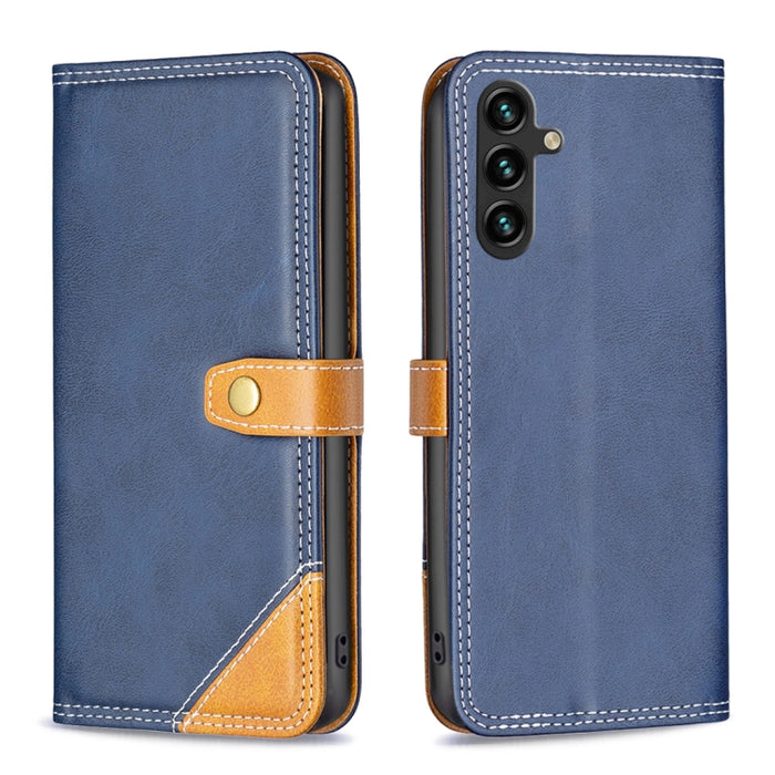 Estuche para teléfono de cuero con doble hilo de coser a juego, For OPPO A17, For Samsung Galaxy A14 5G, For Samsung Galaxy S23+ 5G, For Samsung Galaxy S23 Ultra 5G, For Samsung Galaxy S23 5G, For Xiaomi 12T / 12T Pro / Redmi K50 Ultra