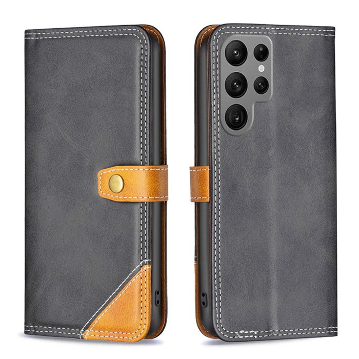 Estuche para teléfono de cuero con doble hilo de coser a juego, For OPPO A17, For Samsung Galaxy A14 5G, For Samsung Galaxy S23+ 5G, For Samsung Galaxy S23 Ultra 5G, For Samsung Galaxy S23 5G, For Xiaomi 12T / 12T Pro / Redmi K50 Ultra