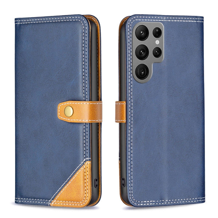 Estuche para teléfono de cuero con doble hilo de coser a juego, For OPPO A17, For Samsung Galaxy A14 5G, For Samsung Galaxy S23+ 5G, For Samsung Galaxy S23 Ultra 5G, For Samsung Galaxy S23 5G, For Xiaomi 12T / 12T Pro / Redmi K50 Ultra