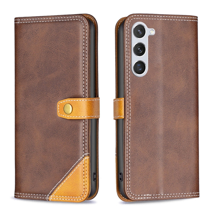 Estuche para teléfono de cuero con doble hilo de coser a juego, For OPPO A17, For Samsung Galaxy A14 5G, For Samsung Galaxy S23+ 5G, For Samsung Galaxy S23 Ultra 5G, For Samsung Galaxy S23 5G, For Xiaomi 12T / 12T Pro / Redmi K50 Ultra