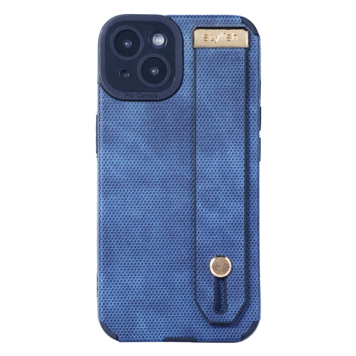 Funda de teléfono de cuero TPU con correa para la muñeca