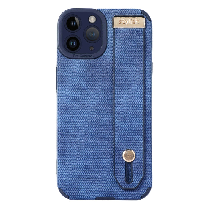 Funda de teléfono de cuero TPU con correa para la muñeca