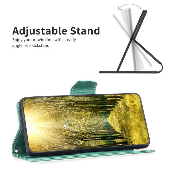 Estuche de cuero con estampado de dos mariposas en relieve, For Samsung Galaxy A14 5G, For Samsung Galaxy S23+ 5G, For Samsung Galaxy S23 Ultra 5G, For Samsung Galaxy S23 5, For Xiaomi 12T / 12T Pro / Redmi K50 Ultra