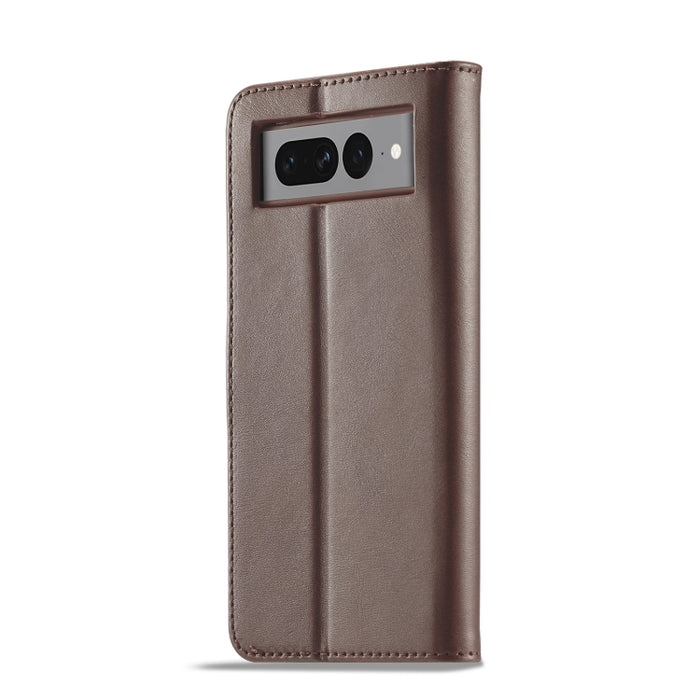 LC.IMEEKE Estuche de cuero con tapa horizontal con textura de becerro, For Google Pixel 7, For Google Pixel 7 Pro, For Xiaomi Redmi A1