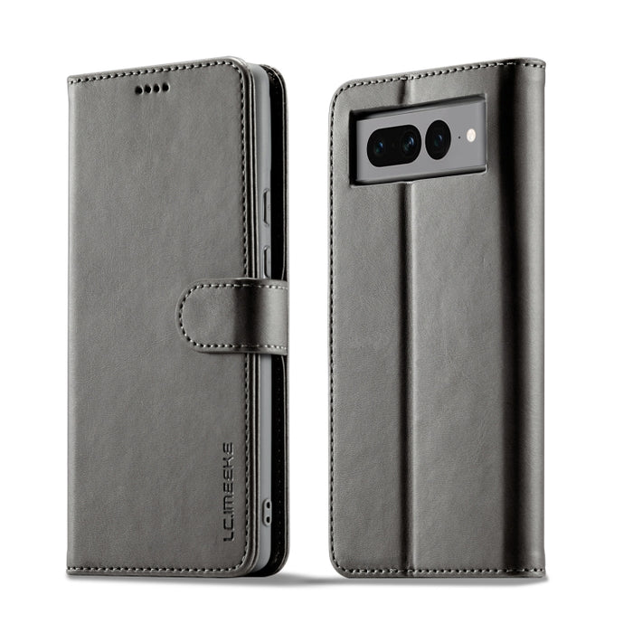 LC.IMEEKE Estuche de cuero con tapa horizontal con textura de becerro, For Google Pixel 7, For Google Pixel 7 Pro, For Xiaomi Redmi A1