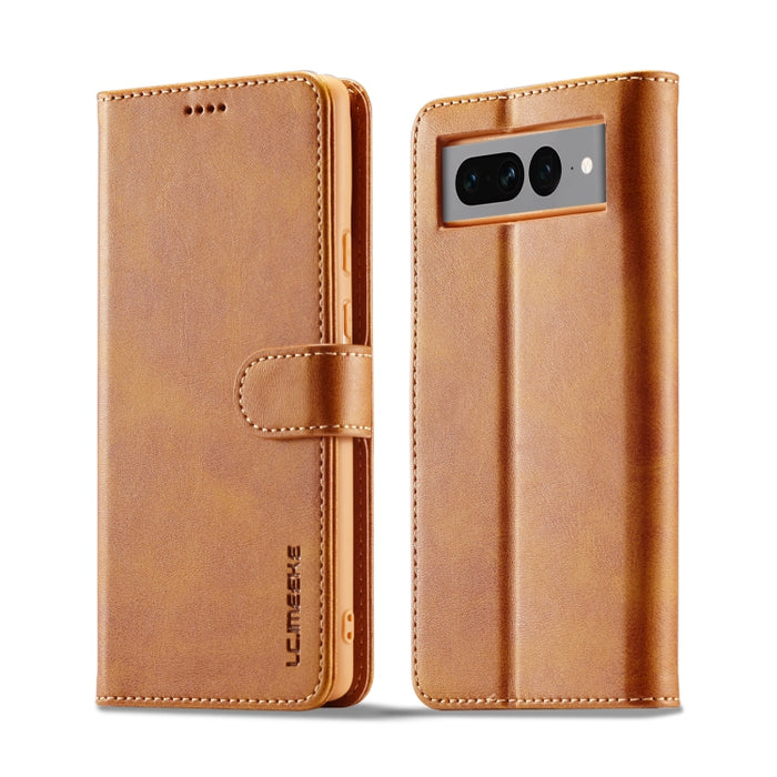 LC.IMEEKE Estuche de cuero con tapa horizontal con textura de becerro, For Google Pixel 7, For Google Pixel 7 Pro, For Xiaomi Redmi A1