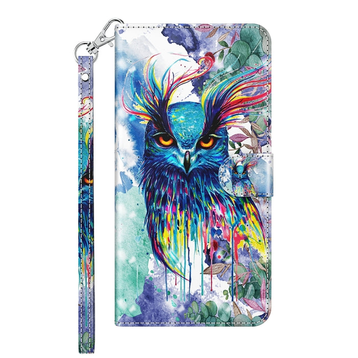 Estuche para teléfono con patrón de pintura 3D TPU + PU, For Samsung Galaxy S23+ 5G, For Samsung Galaxy S23 ultra 5G