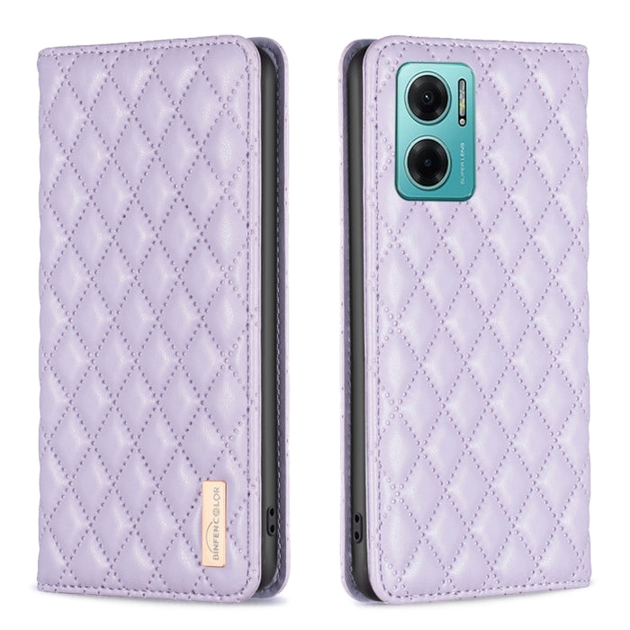 Estuche para teléfono con tapa de cuero magnético Diamond Lattice, For Xiaomi Redmi 9A, For Xiaomi Redmi 9C / 10A / Poco C31, For Xiaomi Redmi 9, For Xiaomi Redmi 10 5G / Note 11E, For Xiaomi Redmi 10 2022 / Note 11 4G, For Xiaomi Redmi 10C            ...