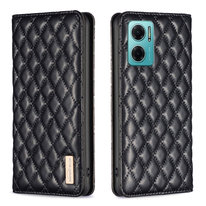 Estuche para teléfono con tapa de cuero magnético Diamond Lattice, For Xiaomi Redmi 9A, For Xiaomi Redmi 9C / 10A / Poco C31, For Xiaomi Redmi 9, For Xiaomi Redmi 10 5G / Note 11E, For Xiaomi Redmi 10 2022 / Note 11 4G, For Xiaomi Redmi 10C            ...