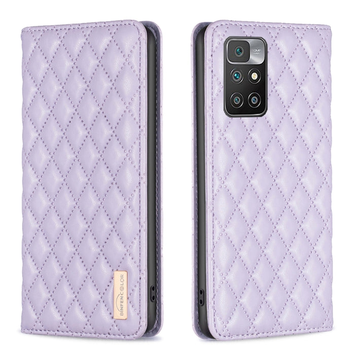 Estuche para teléfono con tapa de cuero magnético Diamond Lattice, For Xiaomi Redmi 9A, For Xiaomi Redmi 9C / 10A / Poco C31, For Xiaomi Redmi 9, For Xiaomi Redmi 10 5G / Note 11E, For Xiaomi Redmi 10 2022 / Note 11 4G, For Xiaomi Redmi 10C            ...
