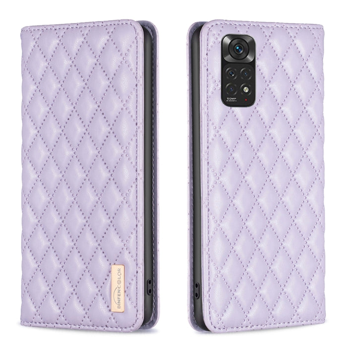Estuche para teléfono con tapa de cuero magnético Diamond Lattice, For Xiaomi Redmi 9A, For Xiaomi Redmi 9C / 10A / Poco C31, For Xiaomi Redmi 9, For Xiaomi Redmi 10 5G / Note 11E, For Xiaomi Redmi 10 2022 / Note 11 4G, For Xiaomi Redmi 10C            ...