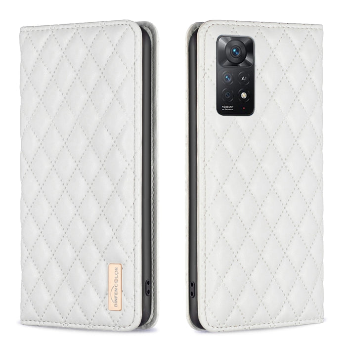 Estuche para teléfono con tapa de cuero magnético Diamond Lattice, For Xiaomi Redmi 9A, For Xiaomi Redmi 9C / 10A / Poco C31, For Xiaomi Redmi 9, For Xiaomi Redmi 10 5G / Note 11E, For Xiaomi Redmi 10 2022 / Note 11 4G, For Xiaomi Redmi 10C            ...