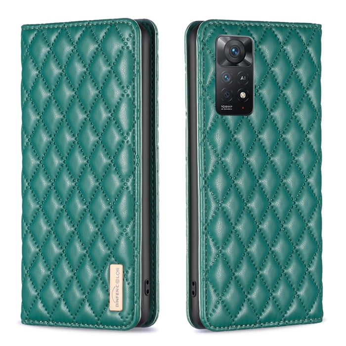 Estuche para teléfono con tapa de cuero magnético Diamond Lattice, For Xiaomi Redmi 9A, For Xiaomi Redmi 9C / 10A / Poco C31, For Xiaomi Redmi 9, For Xiaomi Redmi 10 5G / Note 11E, For Xiaomi Redmi 10 2022 / Note 11 4G, For Xiaomi Redmi 10C            ...