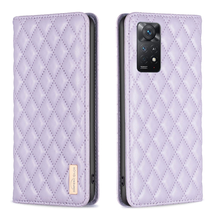 Estuche para teléfono con tapa de cuero magnético Diamond Lattice, For Xiaomi Redmi 9A, For Xiaomi Redmi 9C / 10A / Poco C31, For Xiaomi Redmi 9, For Xiaomi Redmi 10 5G / Note 11E, For Xiaomi Redmi 10 2022 / Note 11 4G, For Xiaomi Redmi 10C            ...