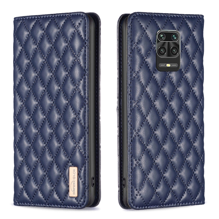 Estuche para teléfono con tapa de cuero magnético Diamond Lattice, For Xiaomi Redmi 9A, For Xiaomi Redmi 9C / 10A / Poco C31, For Xiaomi Redmi 9, For Xiaomi Redmi 10 5G / Note 11E, For Xiaomi Redmi 10 2022 / Note 11 4G, For Xiaomi Redmi 10C            ...