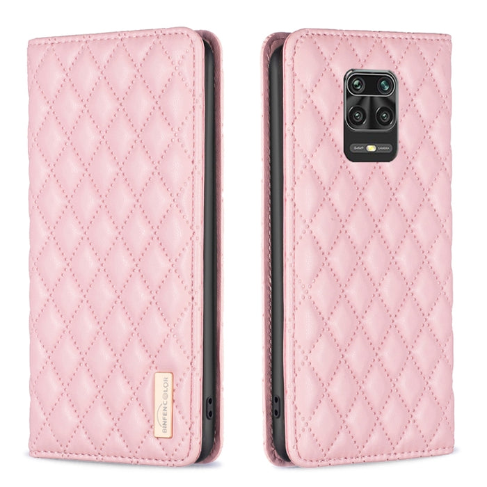 Estuche para teléfono con tapa de cuero magnético Diamond Lattice, For Xiaomi Redmi 9A, For Xiaomi Redmi 9C / 10A / Poco C31, For Xiaomi Redmi 9, For Xiaomi Redmi 10 5G / Note 11E, For Xiaomi Redmi 10 2022 / Note 11 4G, For Xiaomi Redmi 10C            ...