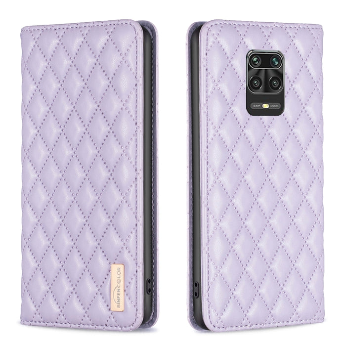 Estuche para teléfono con tapa de cuero magnético Diamond Lattice, For Xiaomi Redmi 9A, For Xiaomi Redmi 9C / 10A / Poco C31, For Xiaomi Redmi 9, For Xiaomi Redmi 10 5G / Note 11E, For Xiaomi Redmi 10 2022 / Note 11 4G, For Xiaomi Redmi 10C            ...